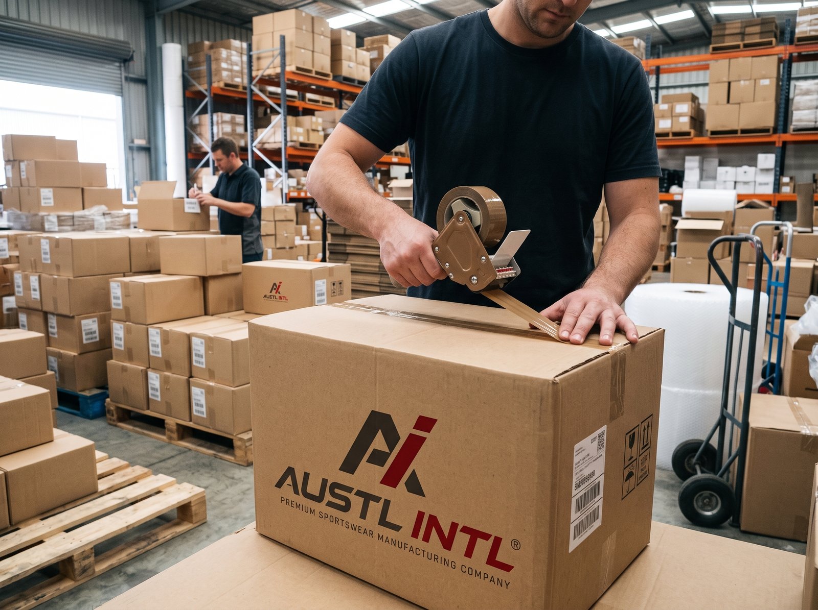 Worldwide Sportswear Delivery by AUSTL INTL Sports