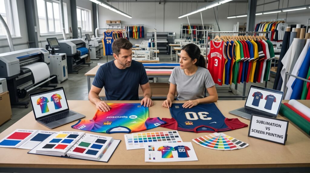Sublimation vs Screen Printing: Which is Best for Teamwear?