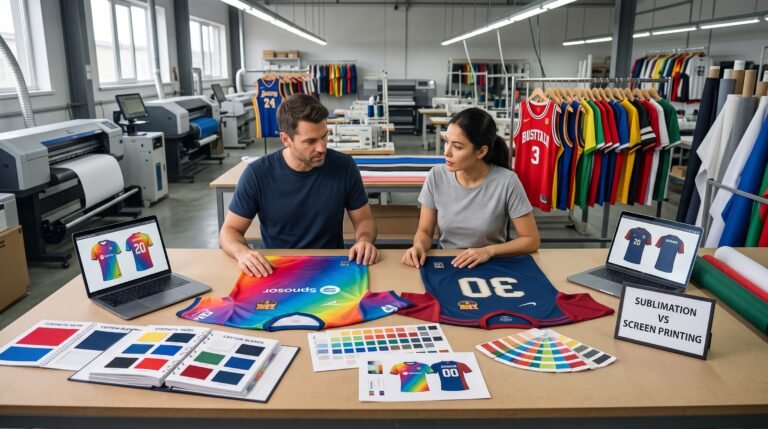 Sublimation vs Screen Printing: Which is Best for Teamwear?